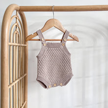 Load image into Gallery viewer, Lamb Singlet Knit Romper - Fawn