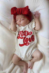 Valentine's 'Little Love' Bubble Romper