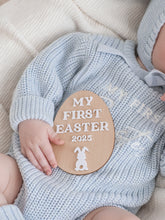 Load image into Gallery viewer, &#39;My First Easter 2025&#39; Acrylic Plaque (Bunny)