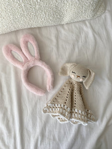 Easter Bunny Crochet Lovey Comforter