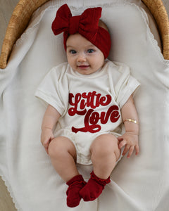 Valentine's 'Little Love' Bubble Romper