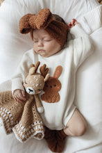 Load image into Gallery viewer, Fawn - Heirloom Crochet Lovey Comforter