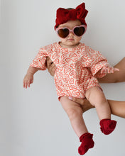 Load image into Gallery viewer, Candy Heart Slouch Romper - Pink &amp; Red