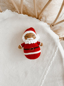 Santa Claus Crochet Rattle