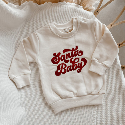 Vintage 'Santa Baby' Crew Sweater