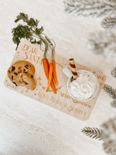 Load image into Gallery viewer, Wooden Santa Treat Tray