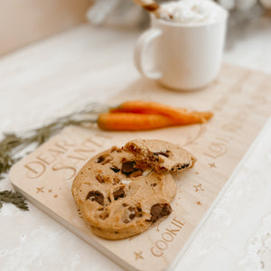 Wooden Santa Treat Tray