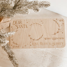 Load image into Gallery viewer, Wooden Santa Treat Tray