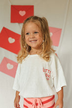 Load image into Gallery viewer, &#39;Little Love Club&#39; Tee - White &amp; Red